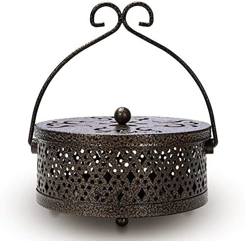 Purilite Select Metal Mosquito Coil Holder with Lid