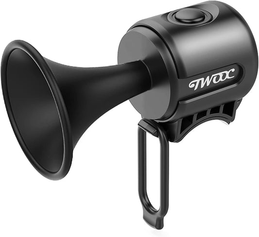 120dB Electric Bike Horn with Anti Theft Alarm, Small Loud Bike Bell Easy to Install, Waterproof Bicycle Horn Compatible for Mountain, Road Bike Cycling, Scooters and Adult's Bike