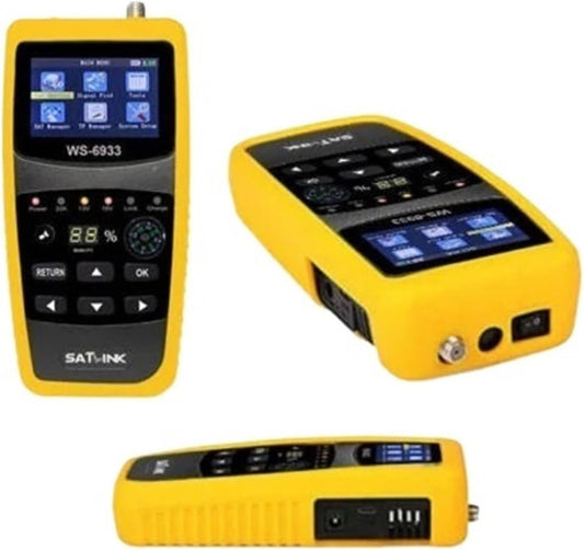 Satellite Finder Satlink WS-6933 Digital Satfinder DVB-S2 2.1Inch LCD Display FTA C&KU Band Vs Gtmedia V8 Finder 2 - PuriLite