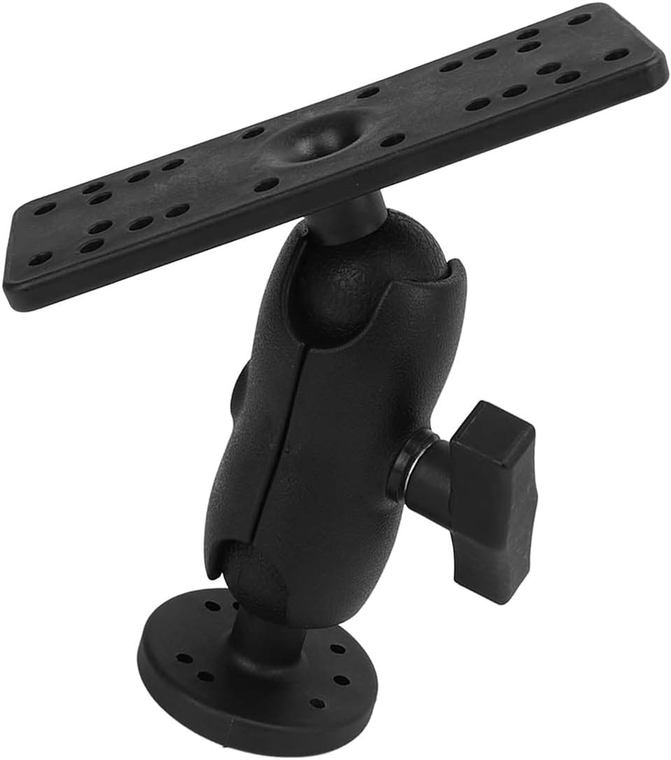 Fish Finder Mount Base, Universal 360 Degree Swivels Kayak Electronic Fish Finder Mount GPS Plate Rotating Supporter for GPSMAP
