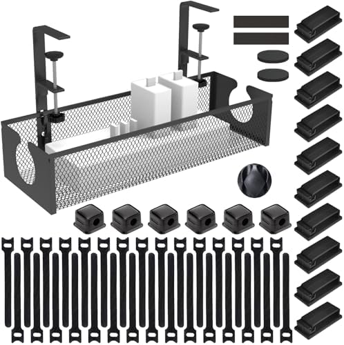 Purilite Select Under Desk Cable Management Tray