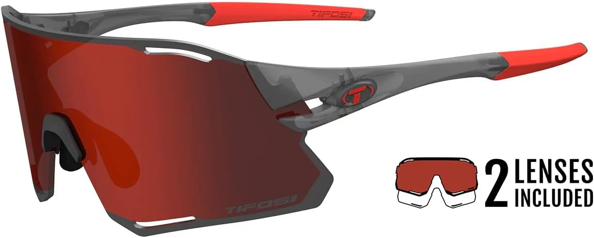 Tifosi Rail Race Cycling Sunglasses Men & Women Interchange Lens Options- Ideal For Cycling, Road, Gravel, MTB & Baseball
