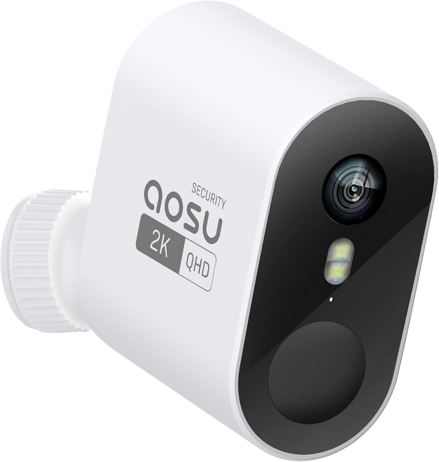 AOSU Security Cameras Outdoor Wireless, 4-Cam-Kit, 166° Ultra-Wide-Angle, Battery Powered, No Subscription, Home Security Cameras System with 2K Color Night Vision, Spotlight, Easy Setup, Motion Alert
