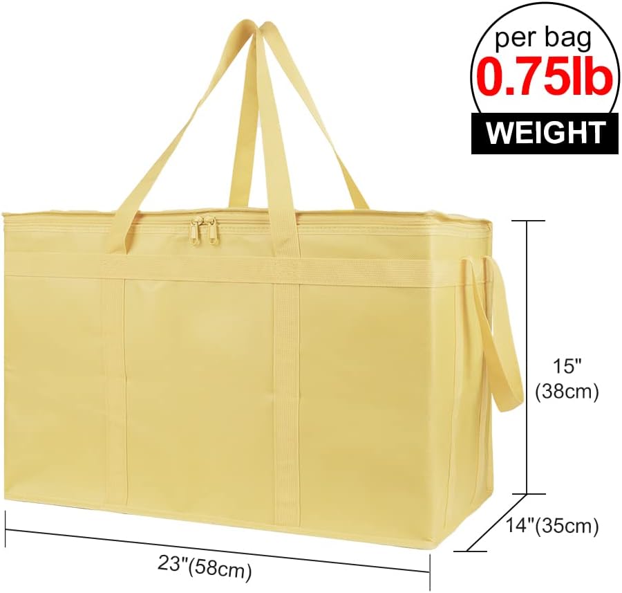 Purilite Select™ Insulated Food Delivery Bag – Extra Large Thermal Carrier for Hot & Cold Food Transport