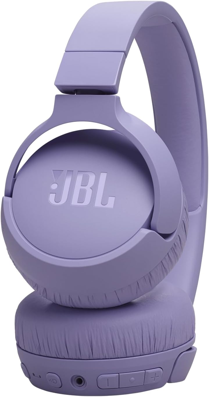 JBL Tune 670NC - Adaptive Noise Cancelling with Smart Ambient Wireless On-Ear Headphones, Up to 70H Battery Life with Speed Charge, Lightweight, Comfortable and Foldable Design (Black)