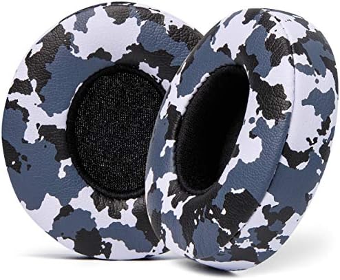 WC Extra Thick Replacement Earpads for Beats Solo 2 & 3 by Wicked Cushions - Ear Pads for Beats Solo 2 & 3 Wireless ON-Ear Headphones - Soft Leather, Luxury Memory Foam, Strong Adhesive | White