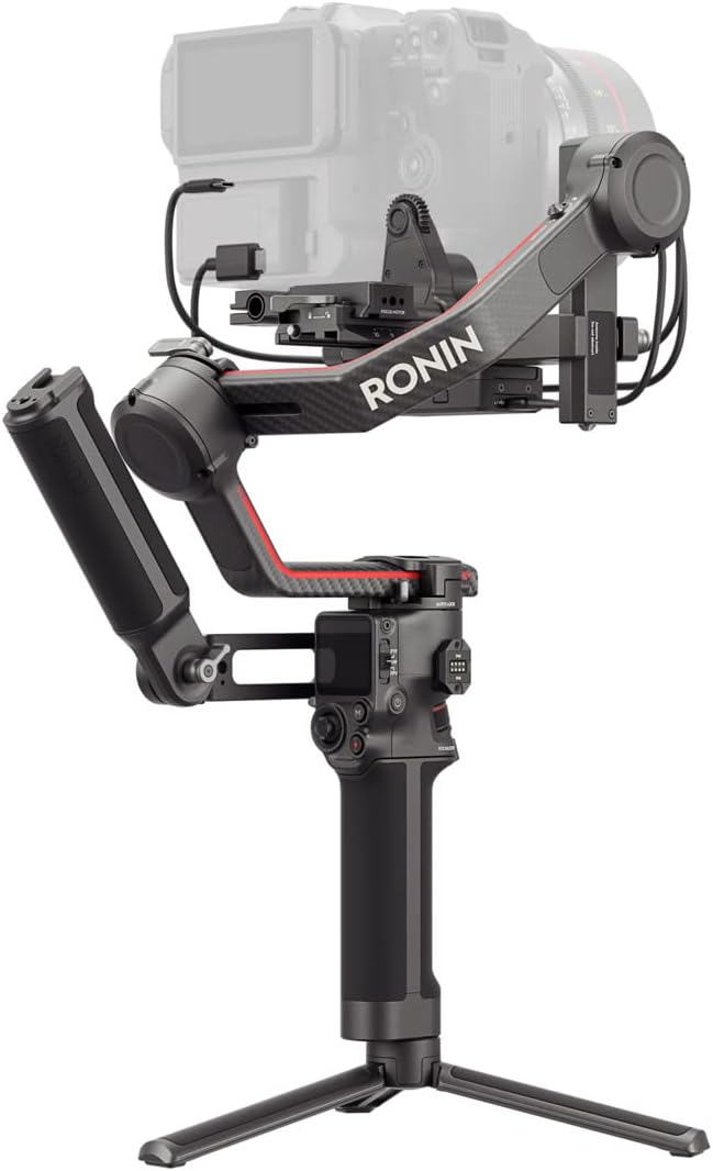 DJI RS 3 Mini, 3-Axis Gimbal Stabilizer for Cameras Canon/Sony/Panasonic/Nikon/Fujifilm, 2 kg (4.4 lbs) Tested Payload, Camera Stabilizer, Camera Gimbal with Native Vertical Shooting