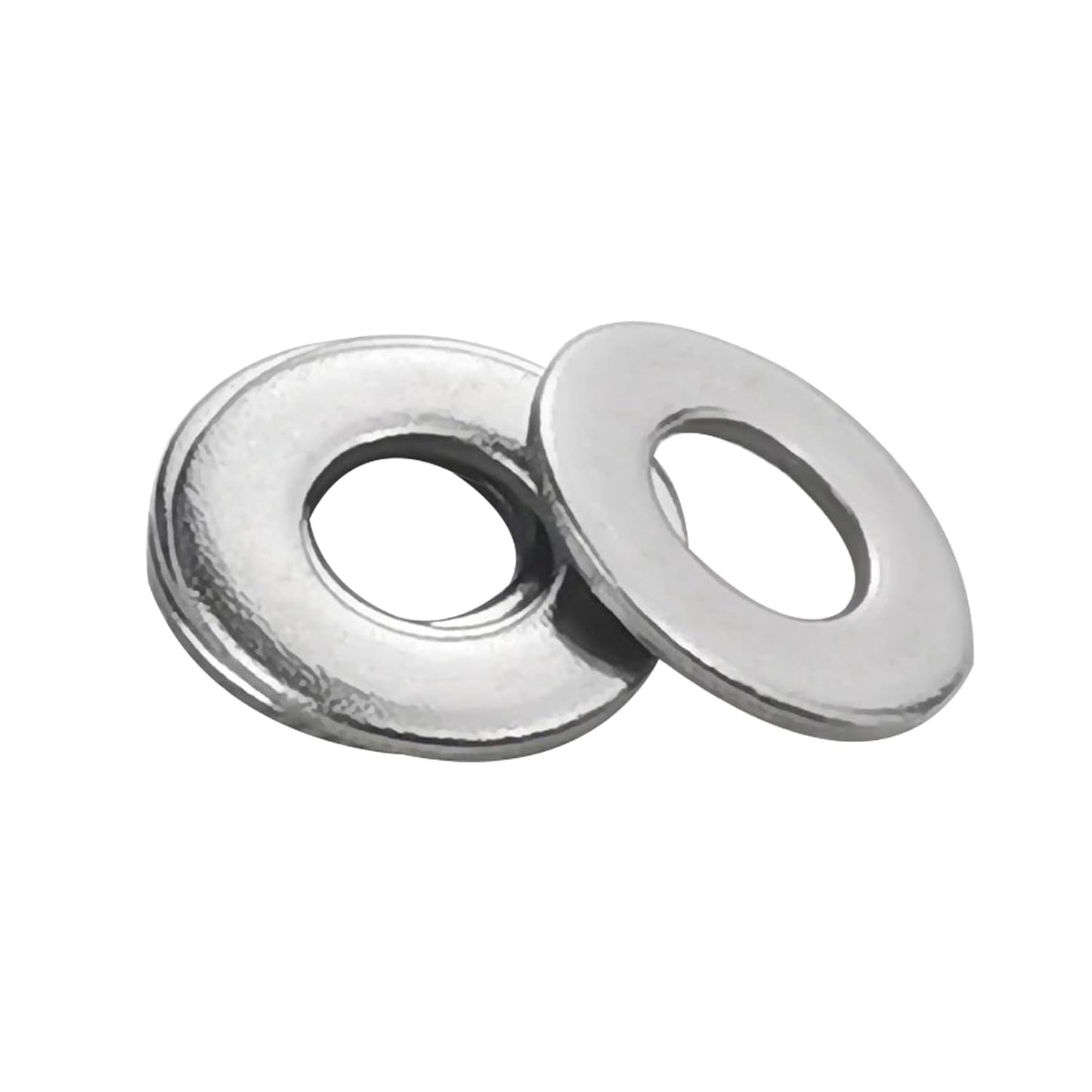 Fajoeda M6 Flat Washers 120Pcs M6 304 Stainless Steel Flat Washer for Bolts Screws, M6 x 12 mm x 1.5 mm