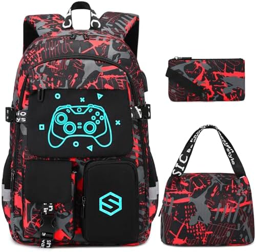 Scothen Cool Luminous School Backpacks for Boys