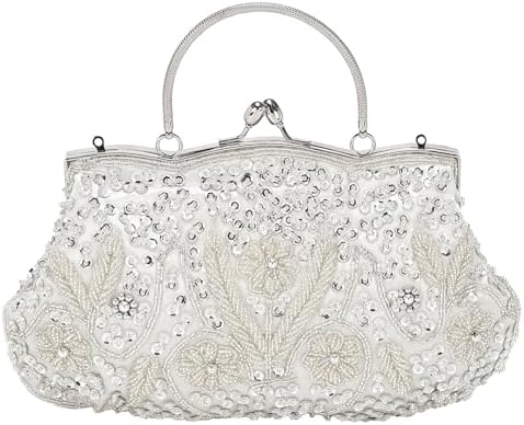 DTGN Clutch Purse Evening Clutch Bag Handbag Cross Body Bag Wallet for Women Formal Wedding Club Party