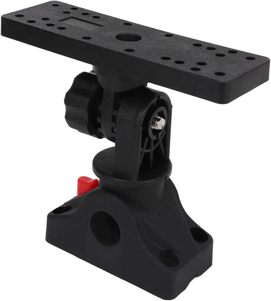 Fish Finder Holder Base Boat Fish Finder Electronics Mount Fish Finder Holder Base, Marine Electronic Fish Finder Mount Turn Assemblies - PuriLite