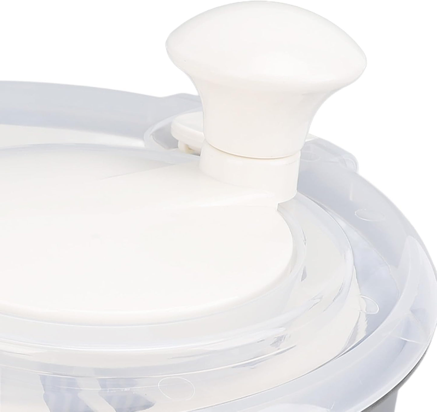 Stainless Steel Salad Spinner 5L Multifunctional Lettuce Spinner Vegetable Dryer with Lid Drain Bowl Colander for Home Kitchen