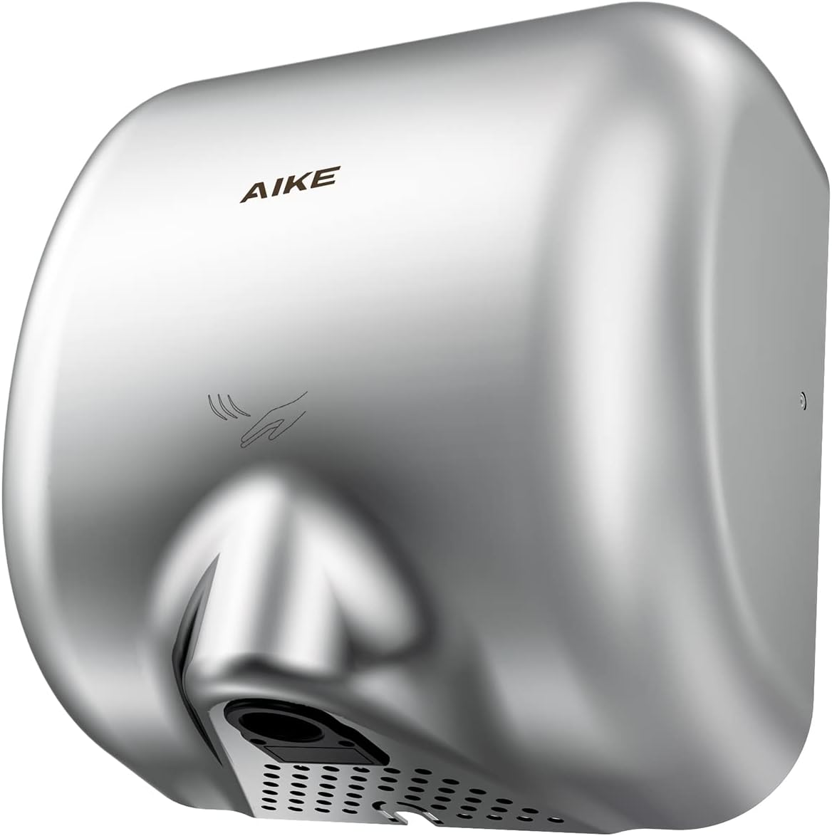 AIKE Surface Mounted High Speed Commercial Hand Dryer CUL Approved 120V 1500W, Brushed Stainless Steel Finish Model AK2800B