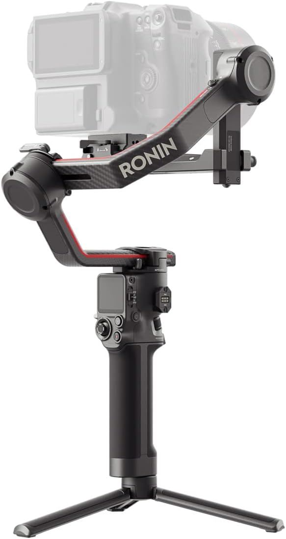 DJI RS 3 Mini, 3-Axis Gimbal Stabilizer for Cameras Canon/Sony/Panasonic/Nikon/Fujifilm, 2 kg (4.4 lbs) Tested Payload, Camera Stabilizer, Camera Gimbal with Native Vertical Shooting