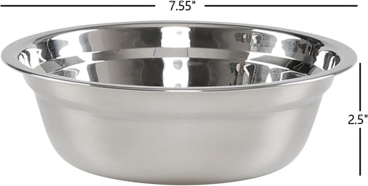 Minekkyes Stainless Steel Mixing Bowl Set of 4, Small Metal Nesting Bowls for Mixing, Serving, Cooking, Baking - PuriLite
