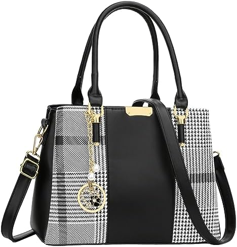 KKXIU Trendy Tote Bag for Women Lightweight Oxford Big Capacity Shoulder Purses and Handbags