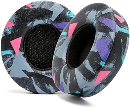 WC Extra Thick Replacement Earpads for Beats Solo 2 & 3 by Wicked Cushions - Ear Pads for Beats Solo 2 & 3 Wireless ON-Ear Headphones - Soft Leather, Luxury Memory Foam, Strong Adhesive | White