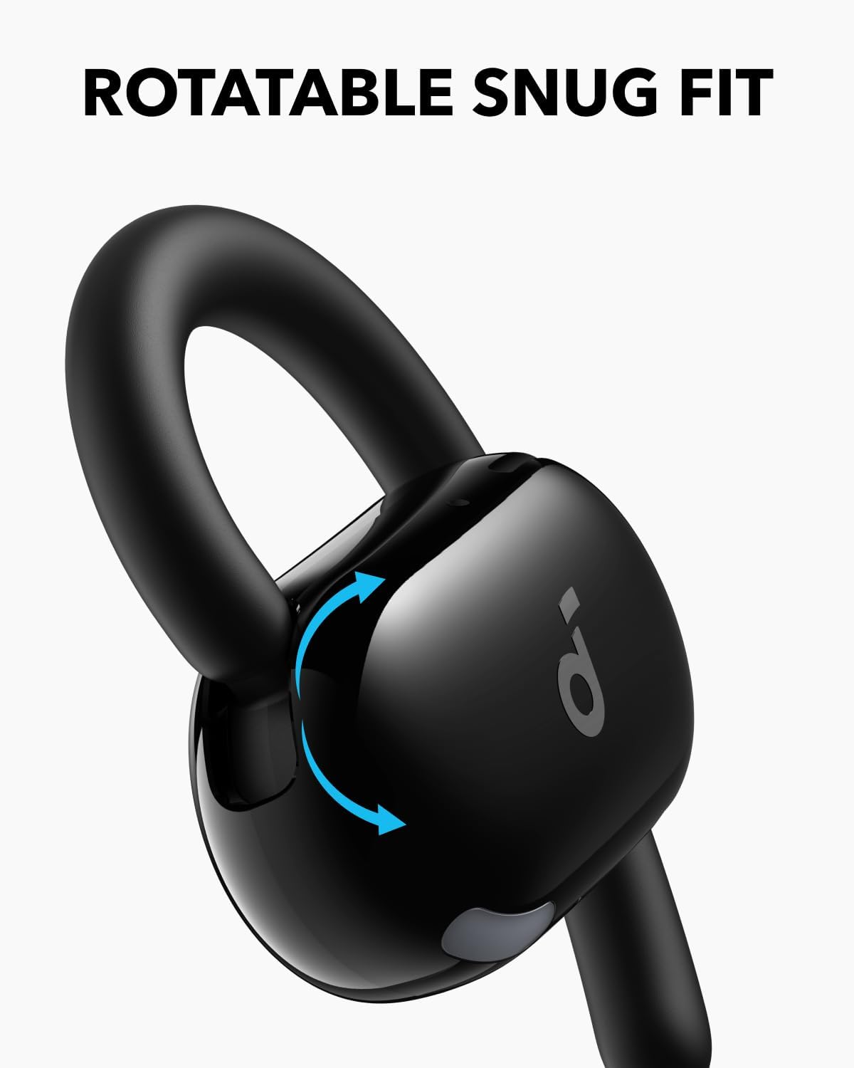 Soundcore V20i by Anker Open-Ear Headphones,Ultra-Comfort,Snug Fit,Powerful Sound,Clear Calls,IP55,LED Lights,36H Playtime,Bluetooth 5.4,Multipoint Connection(Renewed)