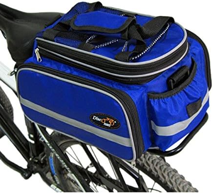 Disconano® Waterproof Multi Function Excursion Cycling Bicycle Bike Rear Seat Trunk Bag Carrying Luggage Package Rack Panniers with Rainproof Cover
