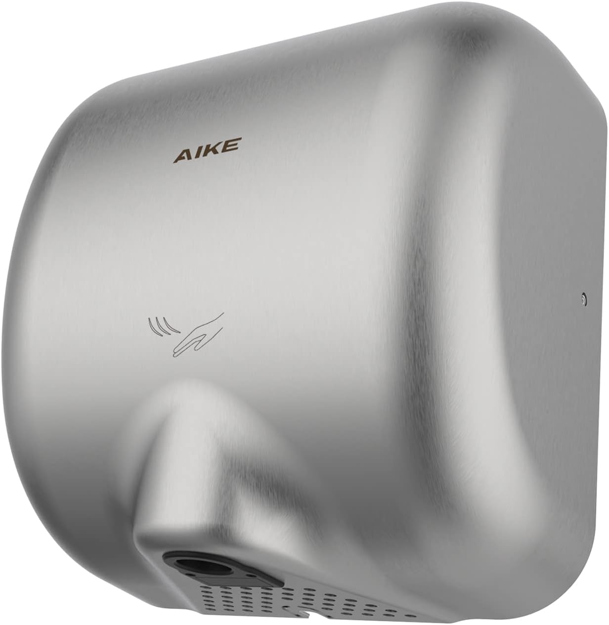 AIKE Surface Mounted High Speed Commercial Hand Dryer CUL Approved 120V 1500W, Brushed Stainless Steel Finish Model AK2800B
