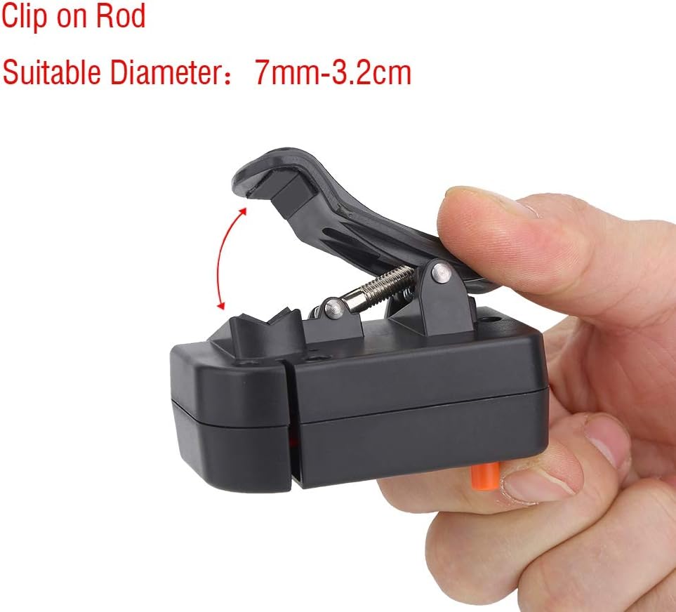 Fishing Line Counter, Professional Clip on Rod Fishing Line Counter, Depth Finder Digital Diaplay 99m for Ice Fishing Sea Fishing Kayak Fishing Boat Fishing