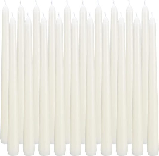 Purilite Select Unscented Ivory Taper Candles
