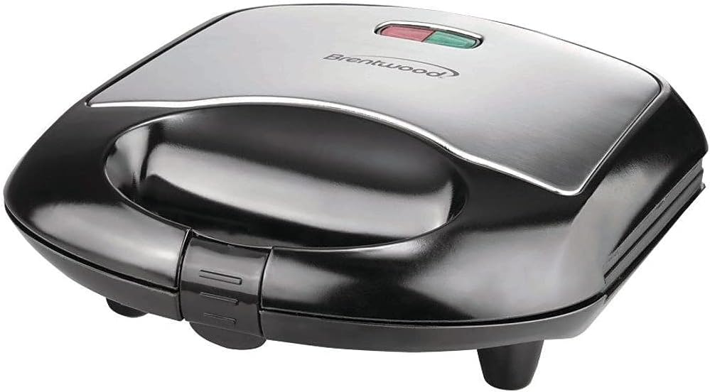 Brentwood BTWTS240B, Sandwich Maker, Black, 10.00in. x 9.70in. x 4.30in.