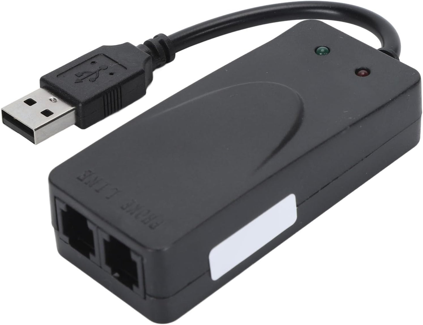 USB 56K External Dial Up Fax Data Modem with RJ11 Cable for 98/2000/xp Vista, for 11/10/8/7, 32/64bit, for Linux Operating System