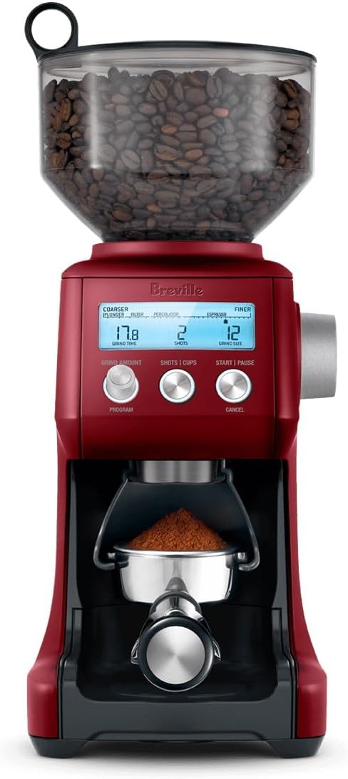 Breville BCG820BSS Smart Grinder Pro Coffee Bean Grinder, Brushed Stainless Steel