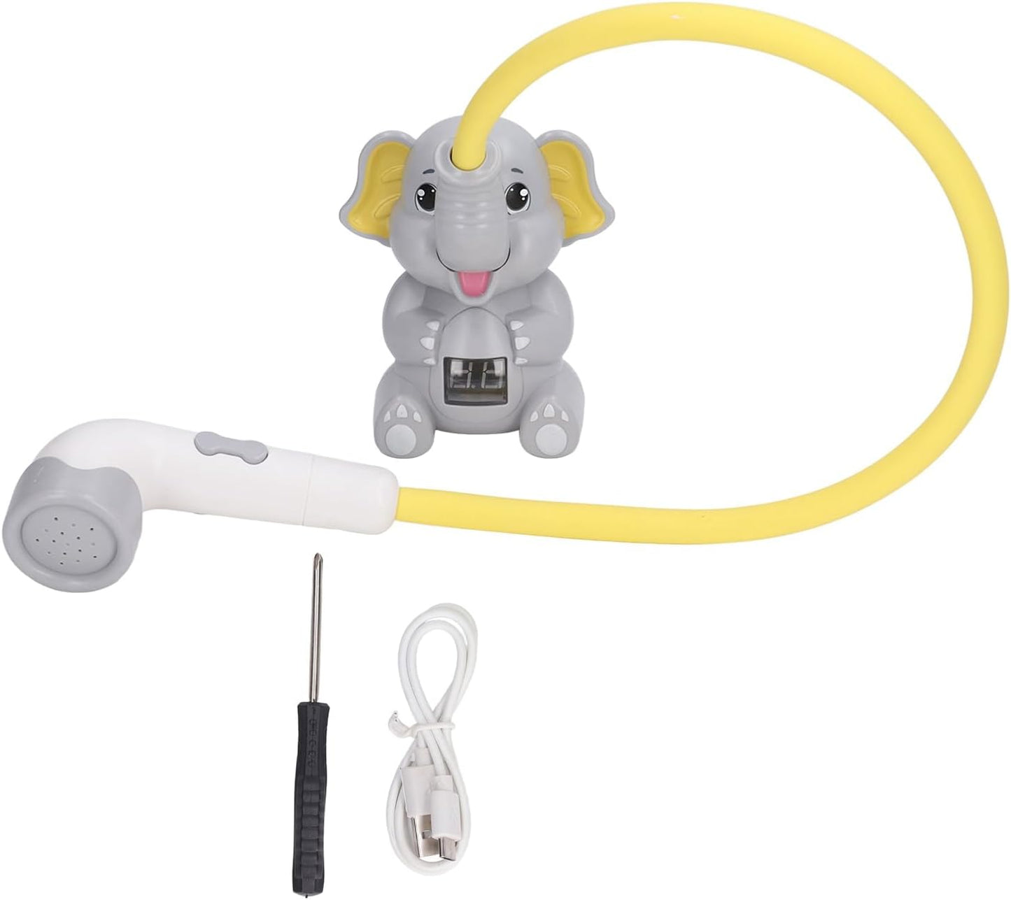 Baby Water Spray Head, Thermometer Adjustable Hose Kids Bath Shower Head IPX7 Waterproof for Bathtub ()