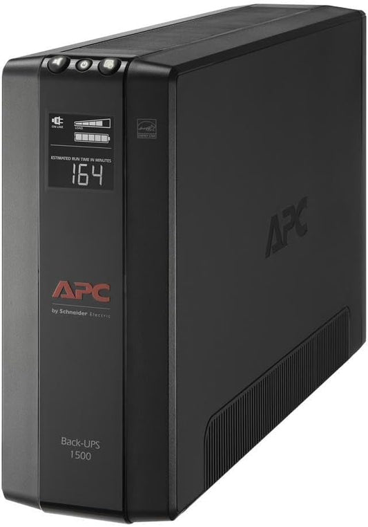 APC 1500VA UPS Battery Backup & Surge Protector, APC UPS Back-UPS Pro (BX1500M)