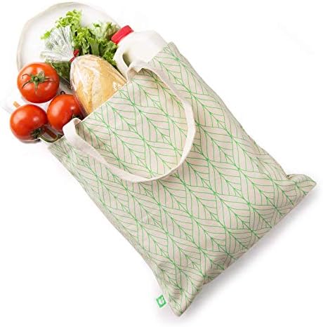 Purilite Select™ EcoSmart Reusable Canvas Tote Bag – 5 Pack