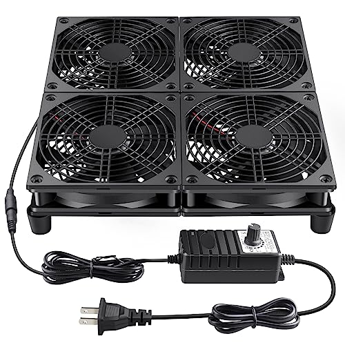Wathai 140mm x 25mm USB Cooliing Fan 5V with Speed Control for Computer Case Receiver DVR Playstation Xbox PS4 Router Cabinet Cooling - PuriLite