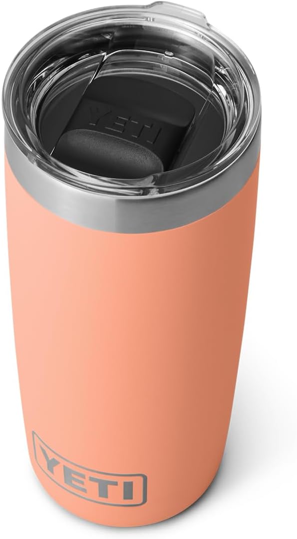 YETI Rambler 10 oz Tumbler, Stainless Steel, Vacuum Insulated with MagSlider Lid, White
