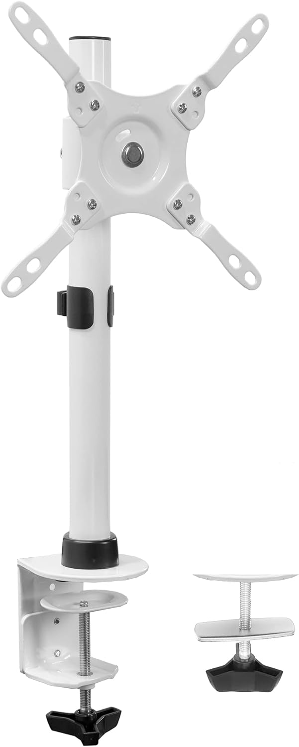 VIVO Ultra Wide TV Desk Mount for up to 55 inch Screens Weighing 29.9kg, Full Motion Height Adjustable Single Television Stand, Black, STAND-V155C