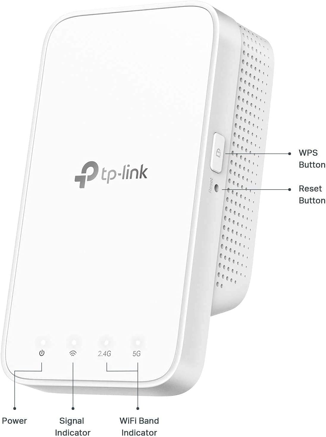 TP-Link AC1200 WiFi Extender (RE300) - Covers Up to 1500 Sq.ft and 25 Devices, Up to 1200Mbps, Supports OneMesh, Dual Band Internet Repeater, Range Booster