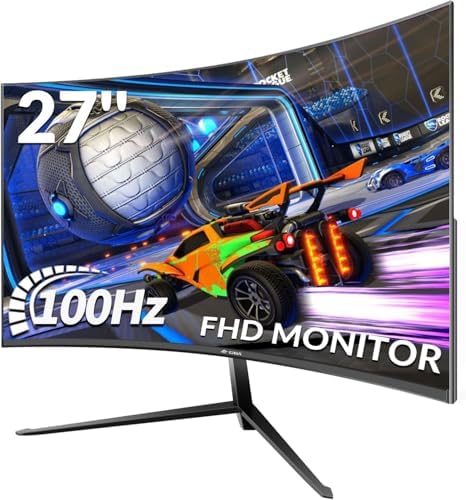 CRUA 34 Inch Curved Gaming Monitor 144HZ, White 21:9 Ultra Wide PC Monitor 1500R WQHD 3440X1440P 120% sRGB Computer Display/VA Panel/PIP& PBP/HDMI2.0 & DP1.4/Tilt Adjustment/Wall Mountable