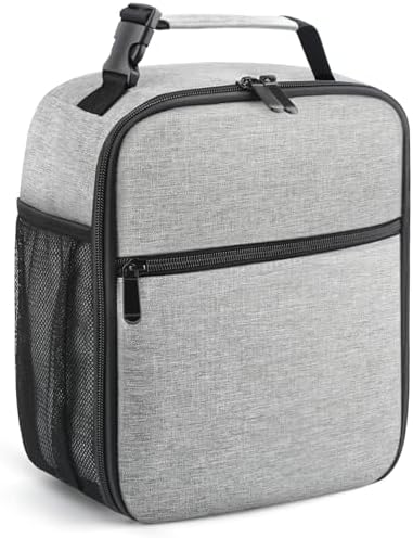 Lunch Bag for Men/Women, Reusable Lunch Box for Adult, Small Insulated Lunch Box, Lunch Tote Bag for Office, Work, Picnic