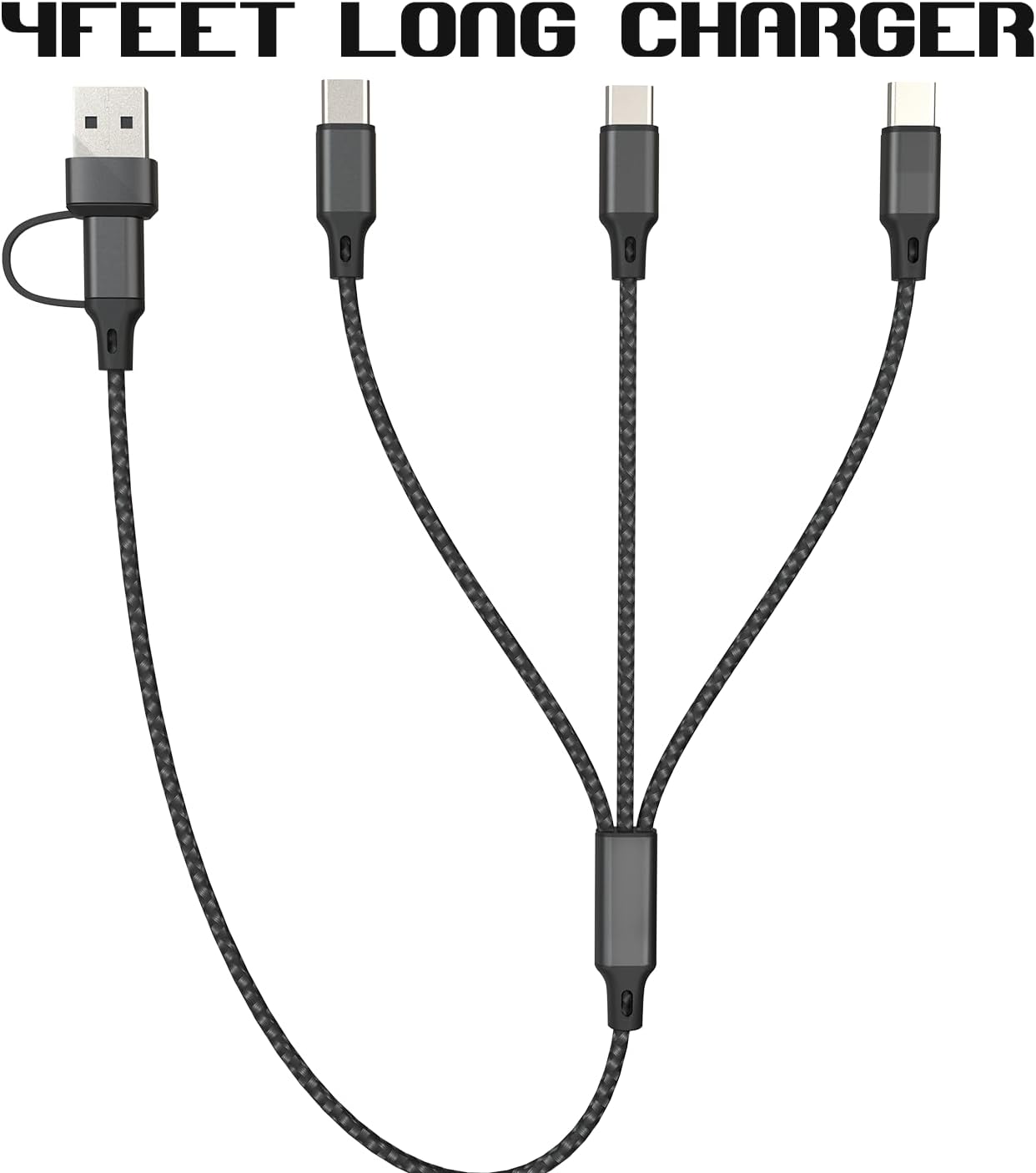 30W Charger for DJI Mini 4 Pro, Mini 4K, Mini 3 Pro, Mini 3, Mavic 3, Air 2S, Avata Drone, 3-in-1 USB C Fast Wall Charger with Dual Port Power Cord for DJI FPV Remote Controller Battery Accessories