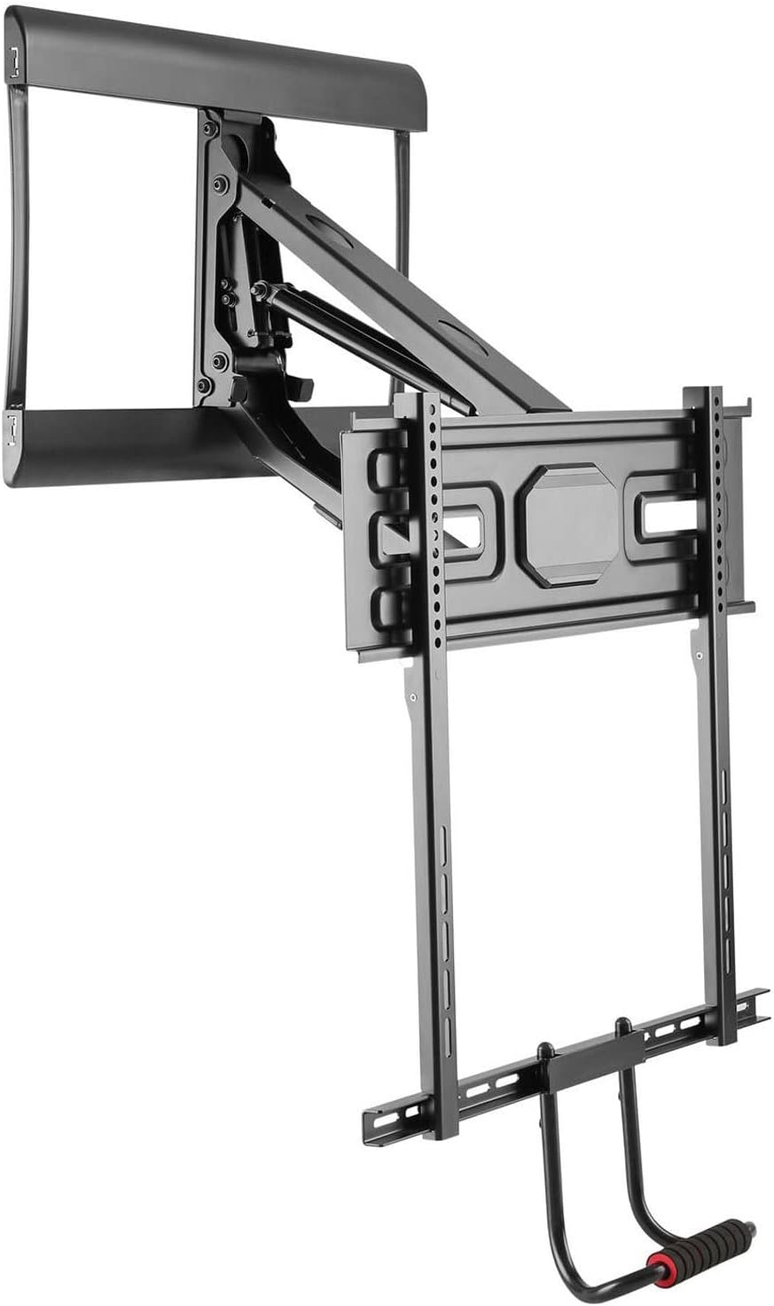 PrimeCables Pull-Down Full-Motion TV Wall Mount for 43-70 Inch TVs Fireplace Above 77Lbs Capacity Swivel/Tilt/Height Adjustment | Fits VESA 200x200-600x400
