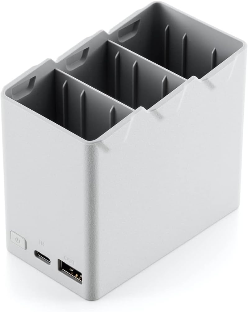 DJI Mini 4 Pro/Mini 3 Series Two-Way Charging Hub, Compatibility: DJI Mini 4 Pro, DJI Mini 3 Pro, DJI Mini 3, White