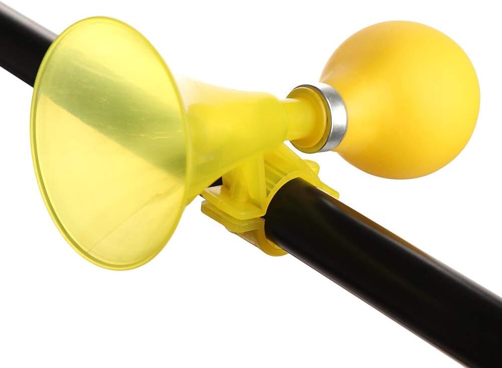 YehVeh 3 Pack Toddler Balance Bike Bell Toddler Tricycle Bells Kids Bike Horn Bugle Horn Retro Clown Air Horn for Baby Balance Bike Red Rider Trike No Pedal Push Bicycle Girls Bike with Training Wheel