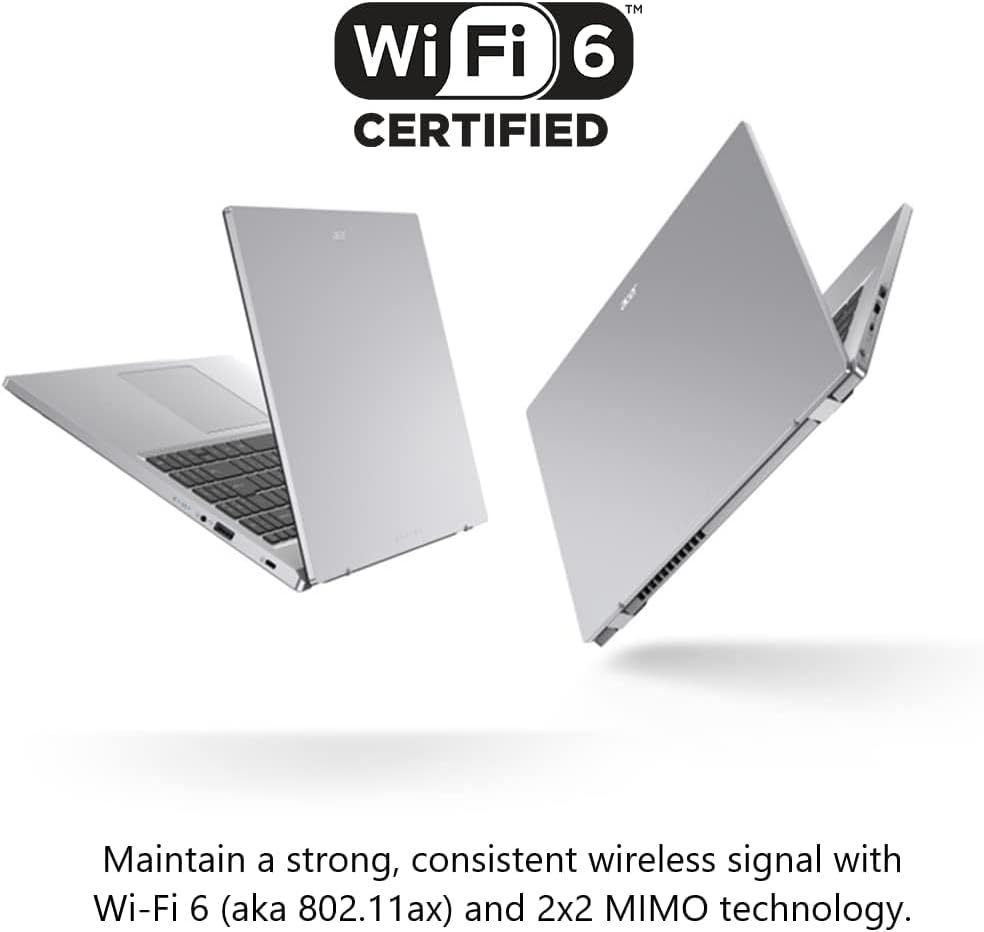 Acer A515-57-598B Business Laptop 2023 New, 15.6" FHD IPS Display, Intel i5-12450H 8-Core, Iris Xe Graphics, 16GB DDR4, 1TB SSD, Thunderbolt 4, Wi-Fi 6, Win11 Home, ROB 32GB USB