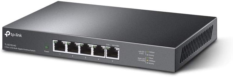 TP-Link TL-SX1008 | 8 Port 10G/Multi-Gig Unmanaged Ethernet Switch | Desktop/Rackmount | Plug & Play | Sturdy Metal Casing | Limited Lifetime Protection | Speed Auto-Negotiation