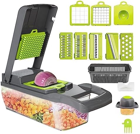 Purilite Select 8-in-1 Vegetable Chopper Slice Smarter, Cook Faster