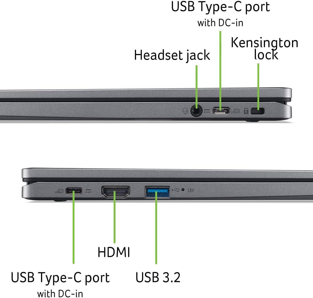 Acer Chromebook Plus Laptop with Google AI | 14" WUXGA 1920 x 1200 IPS Touch Display | AMD Ryzen 3 7320C | 8GB LPDDR5X | 128GB eMMC | Wi-Fi 6E | Chrome OS | CB514-3HT-R8RB