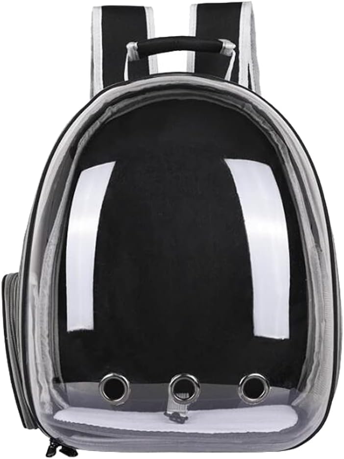 Cat Backpack Carrier Pet Dog Expandable Carriers Bag with Space Capsule Clear Bubble Window for Kitten Small Puppy and Bunny Cats Travel Hiking Walking Outdoor Use