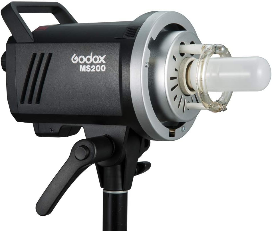 Godox MS200 200WS 2.4G Wireless X System Studio Flash,5600±200k Color Temperature,0.1-1.8S Recycle Time,Using Godox X1 Trigger & XT16 Transmitter or xpro and x2 Trigger to remotely Control