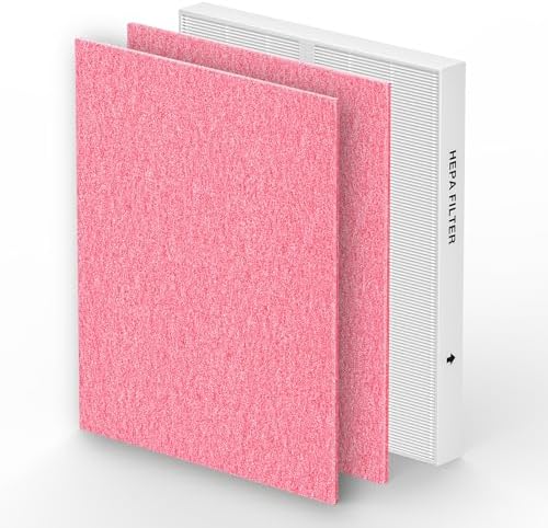 AP-1512HH Air Purifier Replacement Filter Set for Coway Airmega AP-1512HH and and Airmega 200M air Purifier, 2 HEPA and 6 Carbon Filters Compared to Part #3304899 - PuriLite
