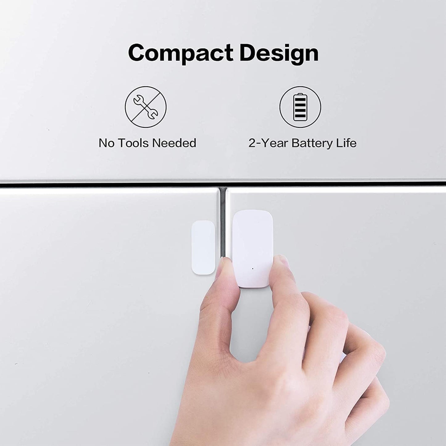 Aqara Zigbee Door and Window Sensor 3 Pack, Wireless Contact Sensor, Home Automation, Requires Aqara Hub (not 3rd-Party), Zigbee Connection, Kid Safety, Compatible with Apple HomeKit, Alexa, IFTTT